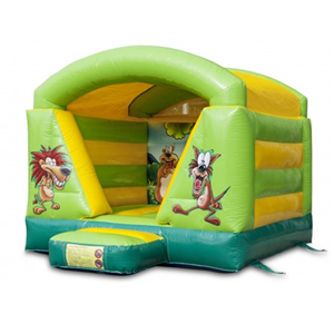 Springkussen Jungle mini met dak